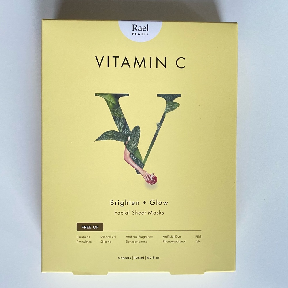 Vitamin C sheet masks (box of 5)
